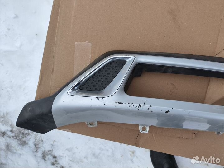 Mitsubishi Outlander 3 накладка бампера передняя