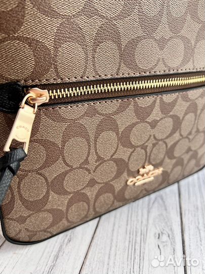 Рюкзак coach натуральная кожа