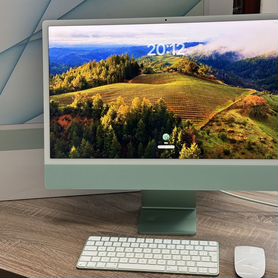 iMac 24 2021 m1/8/256gb Green (полный комплект)