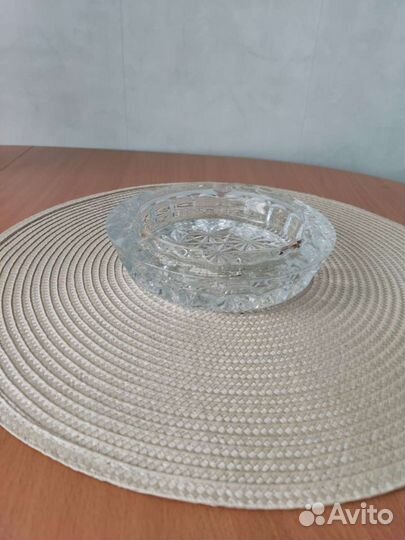 Хрустальная пепельница