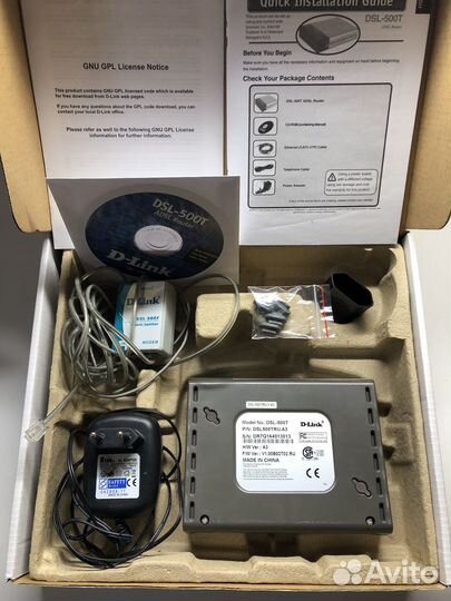 Маршрутизатор, модем D-link DSL-500T