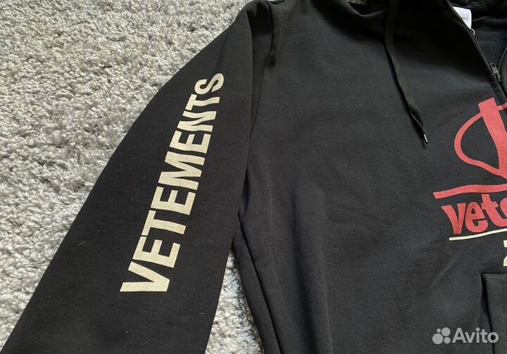 Vetements zurich зип худи