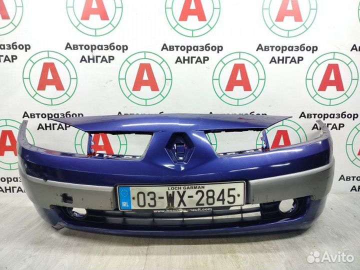 Бампер передний Renault Megane 2 хетчбек K4J 2003