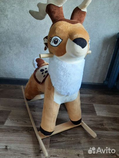 Детская игрушка лошадка качалка