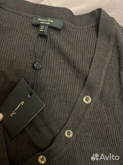 Топ лонг кофточка в рубчик massimo dutti