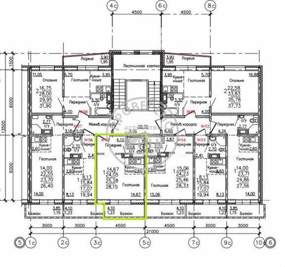Квартира-студия, 28,3 м², 8/9 эт.