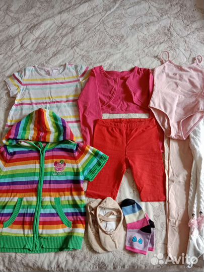 Пакет вещей для девочки 104-110 размер