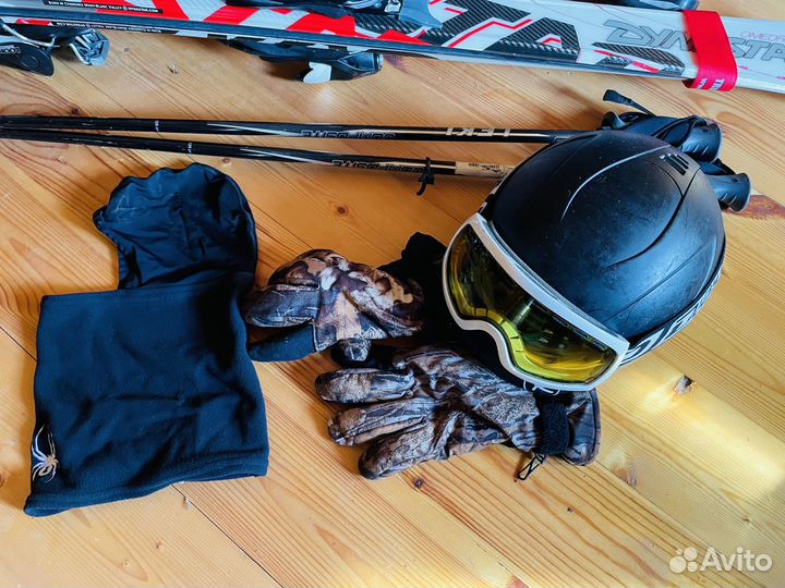 Горнолыжный комплект, горные лыжи