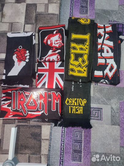 Рок атрибутика шарфы