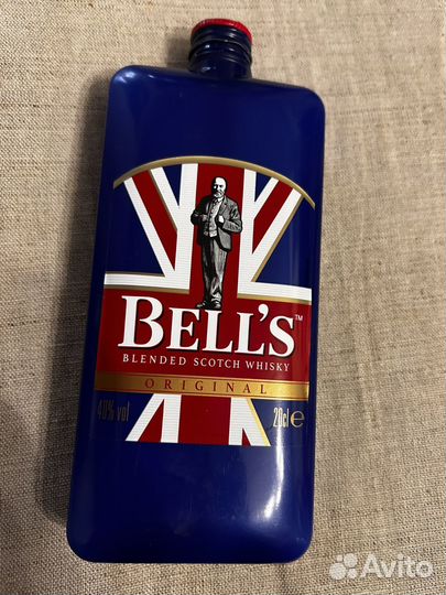 Бутылочка-фляжка от виски Беллс(оригинальная)