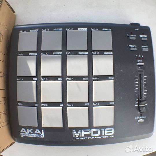 Midi-контроллер Akai mpd 18