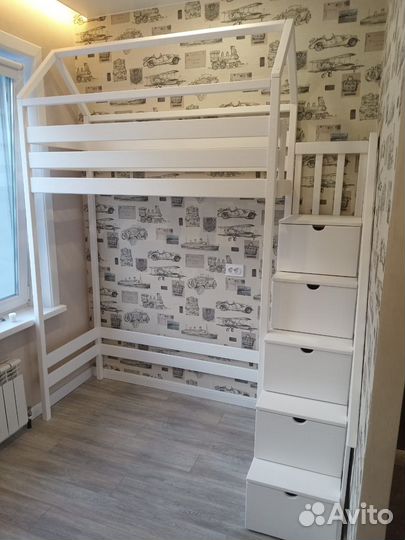 Детская кровать чердак