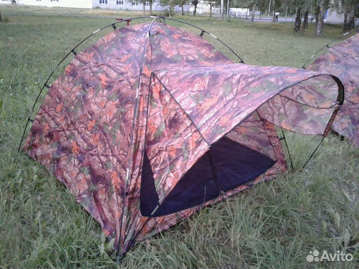 Палатка туристическая 4-х местная 200х200х150 см