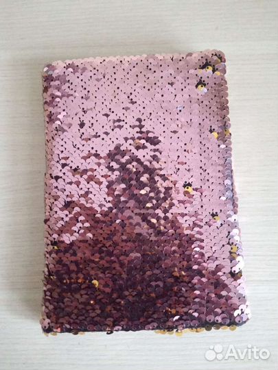 Блокнот с пайетками