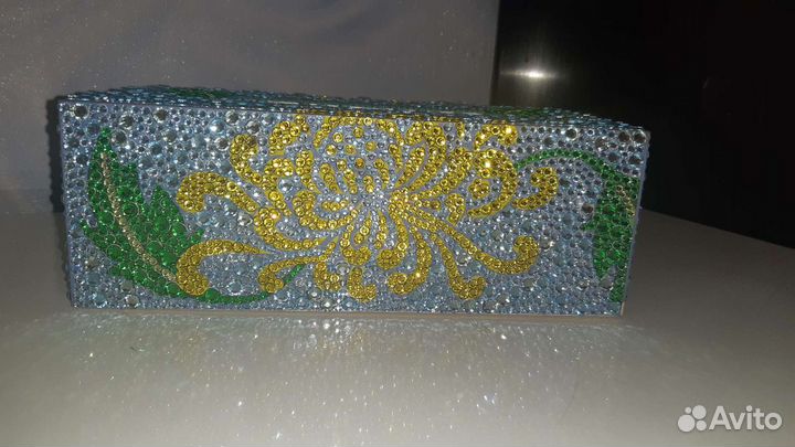 Салфетница интерьерная с алмазной вышивкой