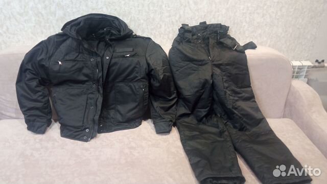 Костюм спецподразделений черный зимний