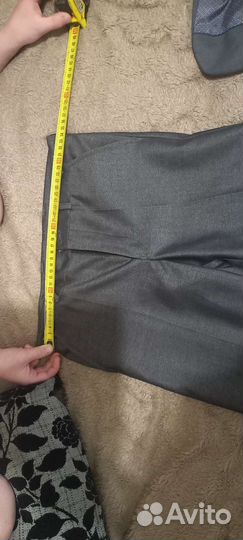 Школьный костюм для мальчика 128 серый