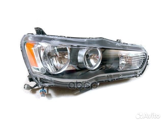 Фара mitsubishi lancer 08- (чёрный) (электро ре