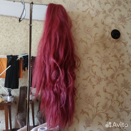 Парик красный