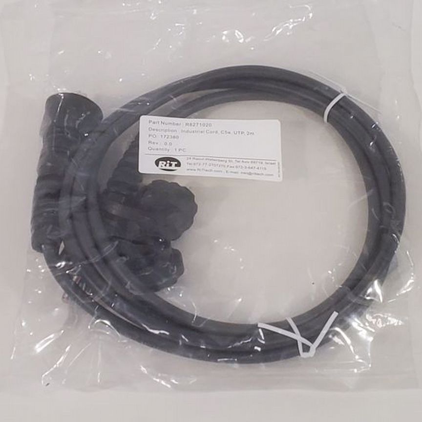 [TIA-568] Промышленный Патч-Корд Ip67, Utp, Cat 5e, 2m Tia-568