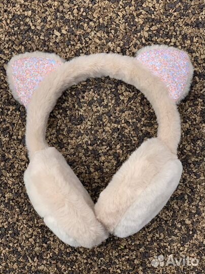 Теплый ободок для девочек