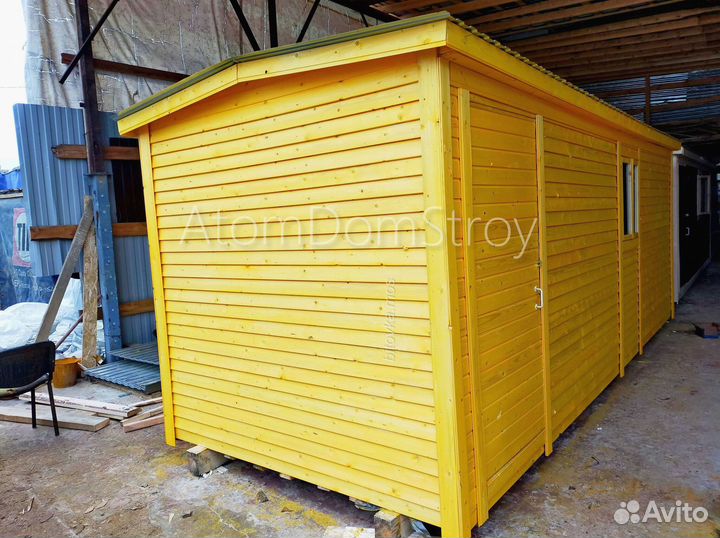 Вагончик с надежной крышей