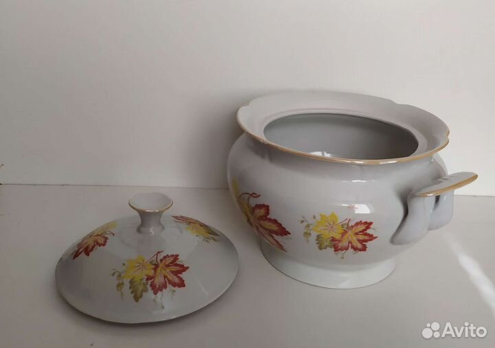 Супница и молочник фарфор СССР
