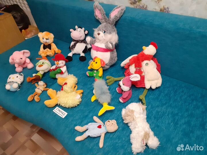 Мягкие игрушки пакетом все сразу