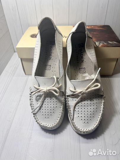 Мокасины кожа 39,5