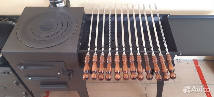 Шампура для люля и двойной спицей для овощей