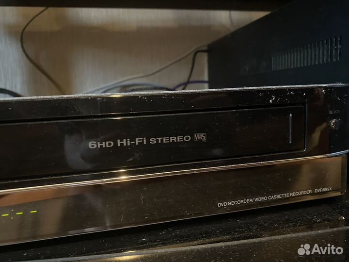 Dvd & video cassette рекордер lg