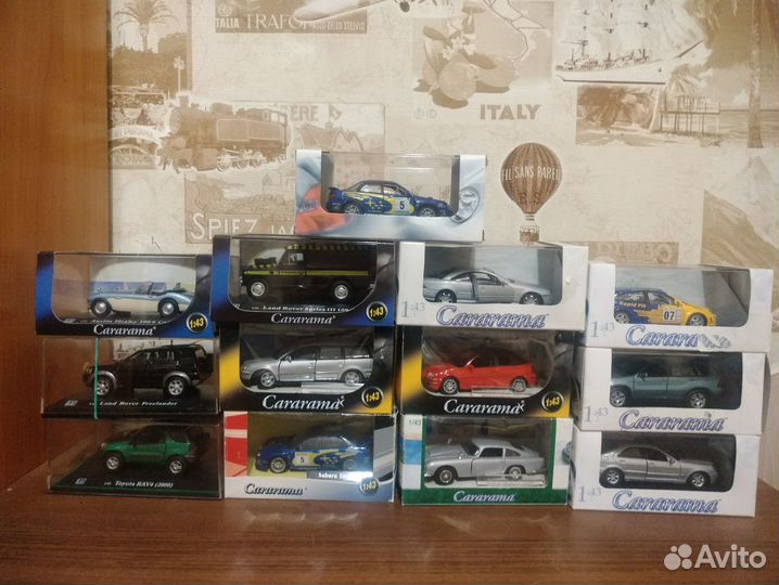 Машинки Cararama, Welly, Kinsmart