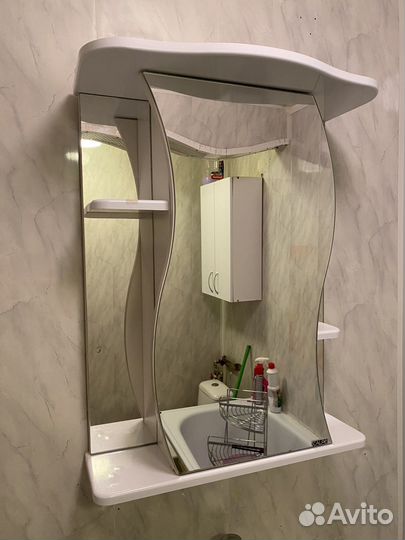 Зеркало шкаф для ванной