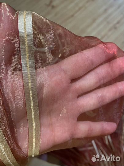 Тюль органза на 3 окна