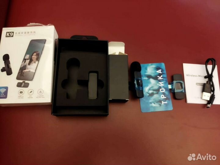 Микрофон петличный K 9 новый+ бесплатная доставка