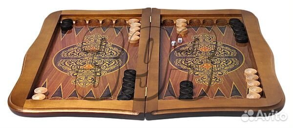 Нарды, шашки Гладиаторы (резные) (39460)