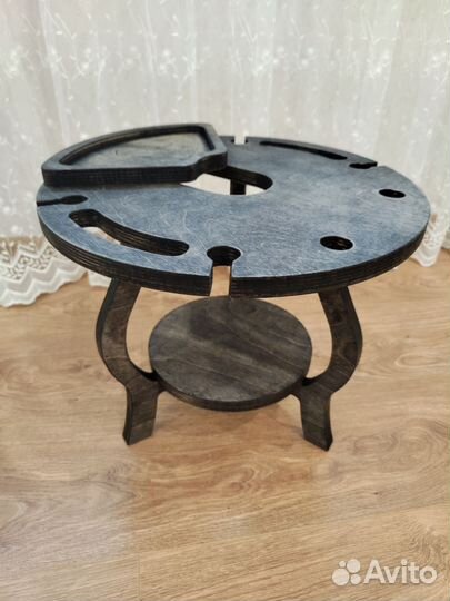 Столик для кальяна из фанеры и из дерева