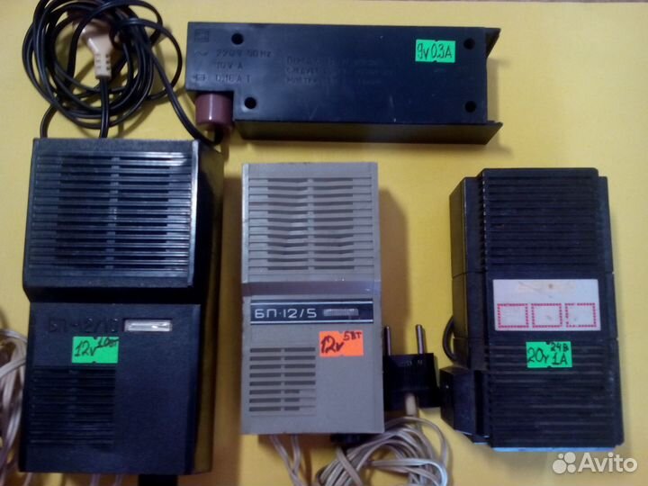 Блоки питания к советским магнитофонам СССР