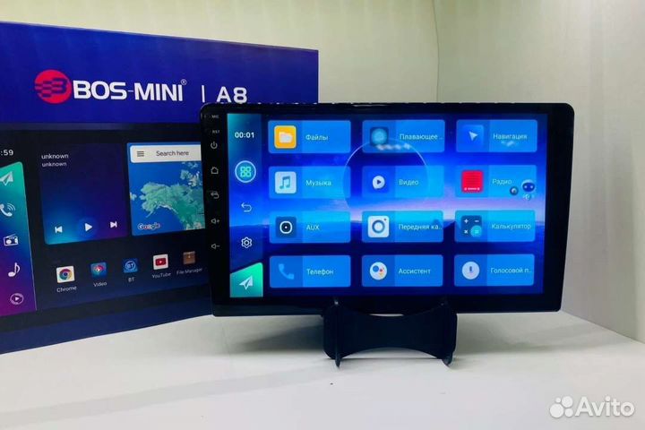 Новая автомагнитола 2din Bos mini A8 Android 12
