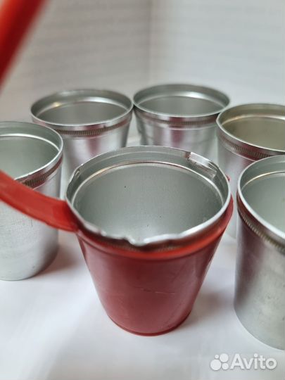Стаканчики дорожные. Набор. Ленинград. СССР. 6 шт