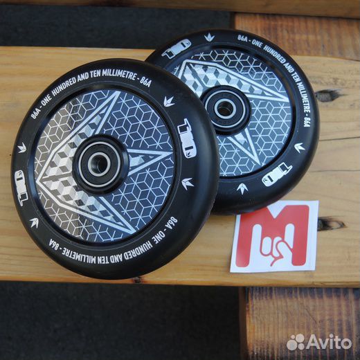 Колеса Blunt 110 мм для трюкового самоката