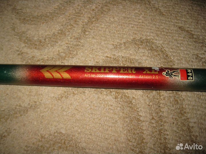 Удочка телескопическая skipper XL 5м с кольцами