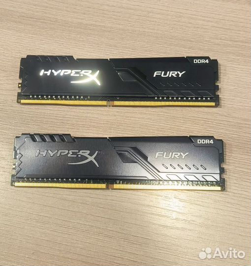 Оперативная память HyperX Fury ddr4 16gb 2400 MHz
