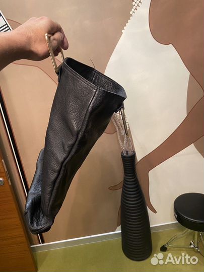 Сумка натуральная кожа ASOS женская