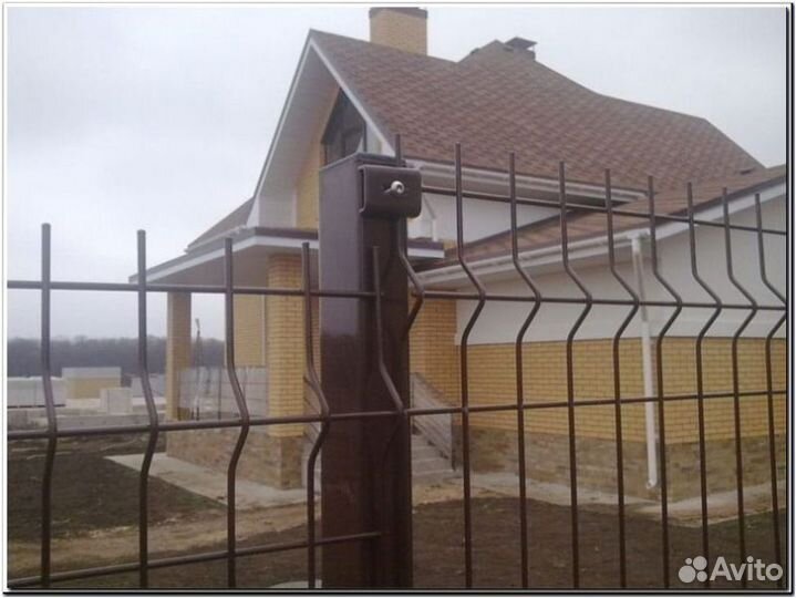 Забор 3D секции