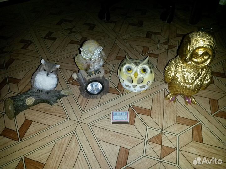Статуэтки сов 3 штуки