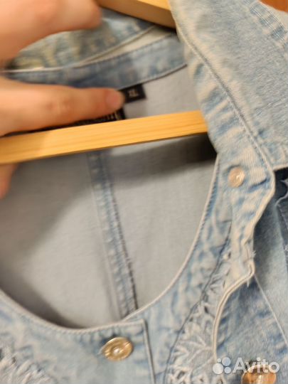 Джинсовое платье