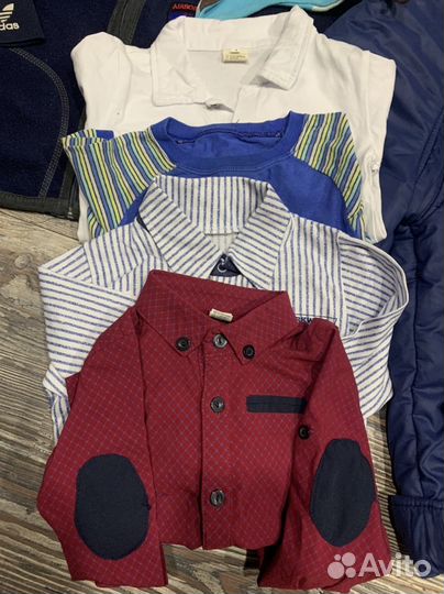 Парка1,куртки3,рубашки3 рост 92