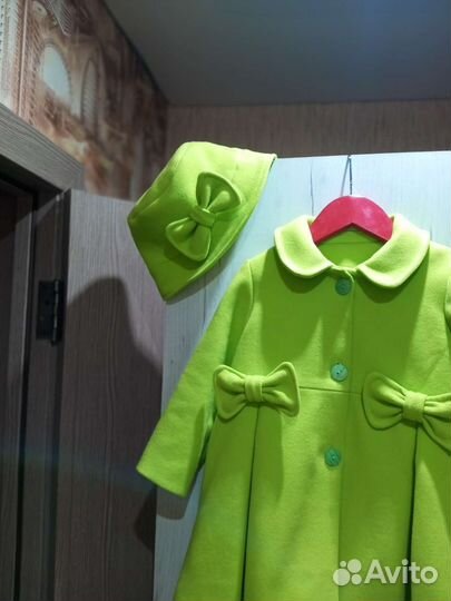 Пальто для девочки 92 98