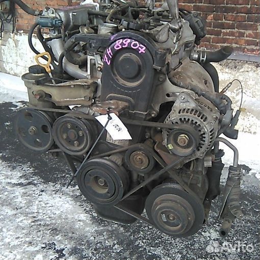 Двигатель в сборе двс toyota carina AT170 5A-FE 19